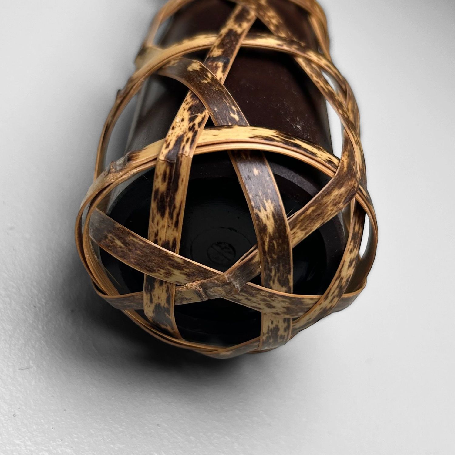 Japanse Vintage Bamboe Ikebana Muur Hanger, 1980s