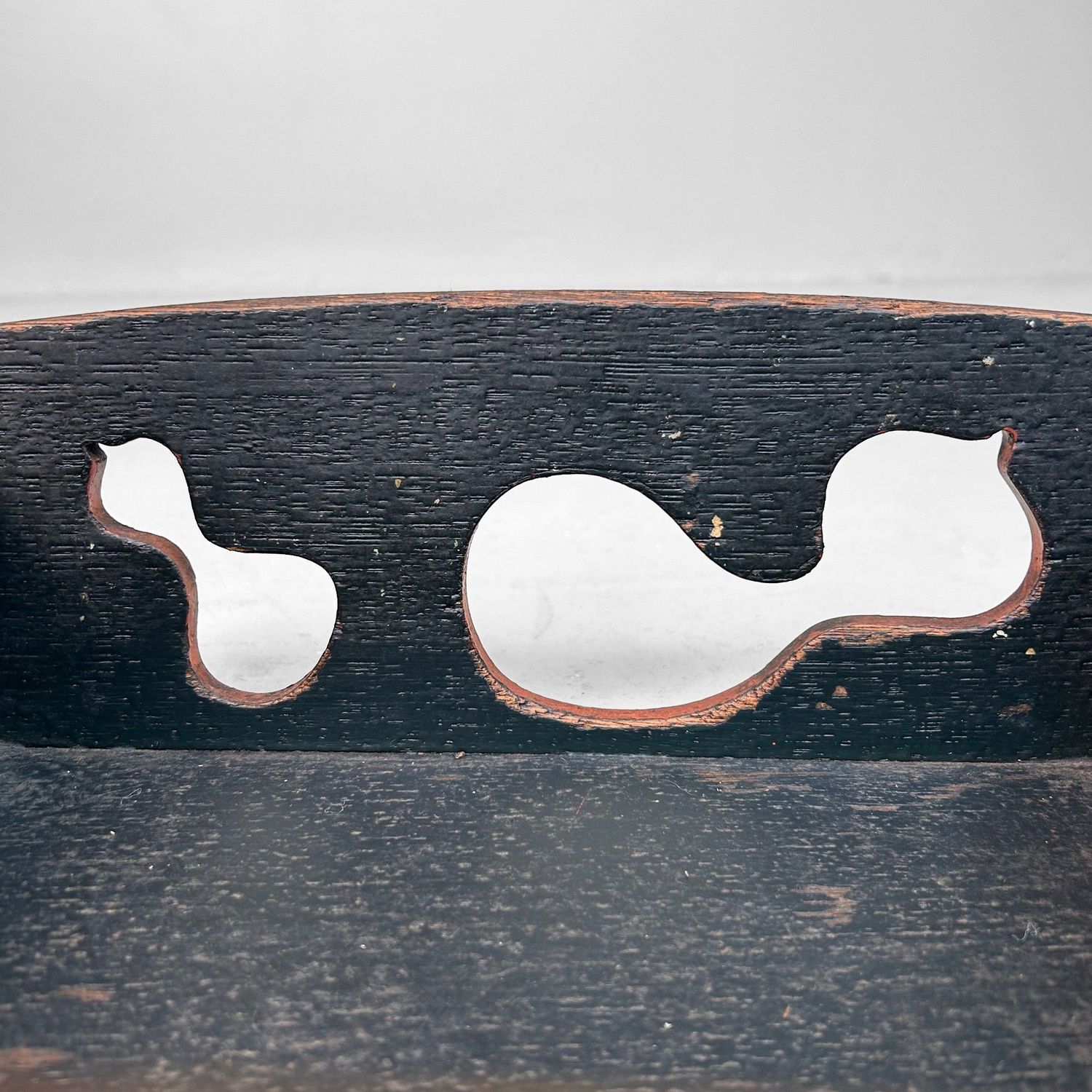 Japanese Wooden Basket with Gourd Motif, 1930