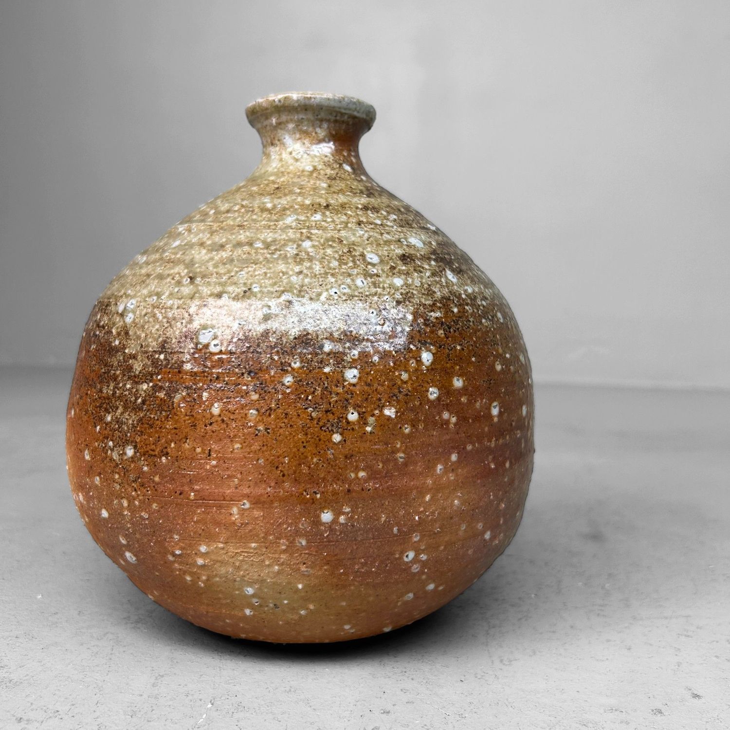Vintage Shigaraki Ikebana Vase – Japan, 1970