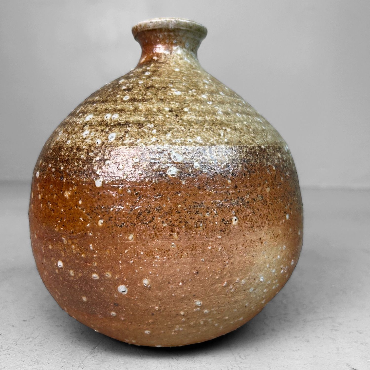 Vintage Shigaraki Ikebana Vase – Japan, 1970