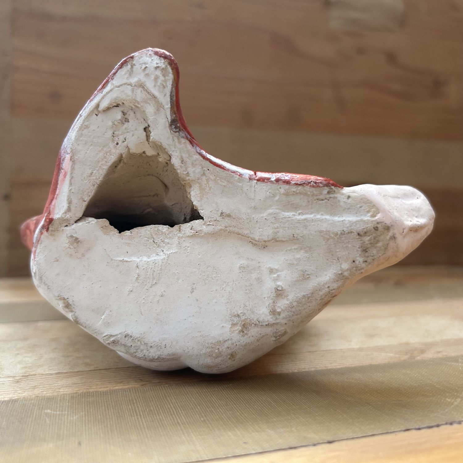 Vintage Japanse 'Kintarō met Karper' Beeldje, 1950s