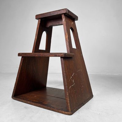 Decoratieve Houten Opstap, Fumidai, 1960s, Japan.