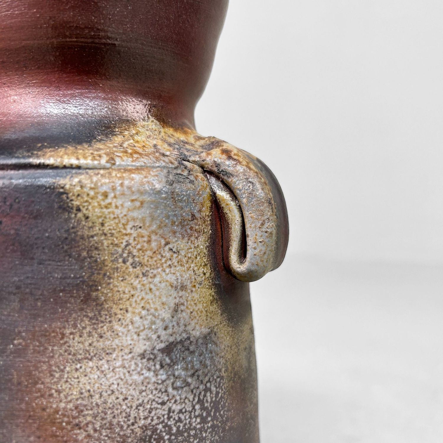 Japanese Bizen Ware Ikebana Vase – Shōen Kiln, c. 1970