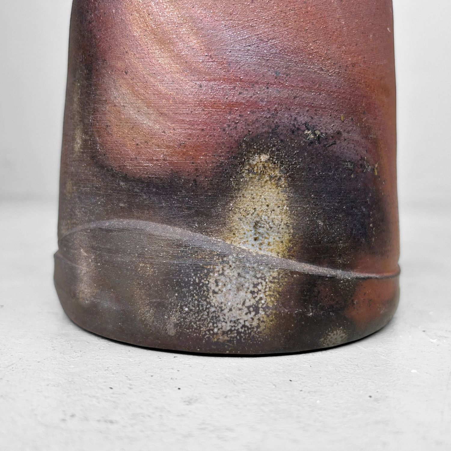 Japanese Bizen Ware Ikebana Vase – Shōen Kiln, c. 1970