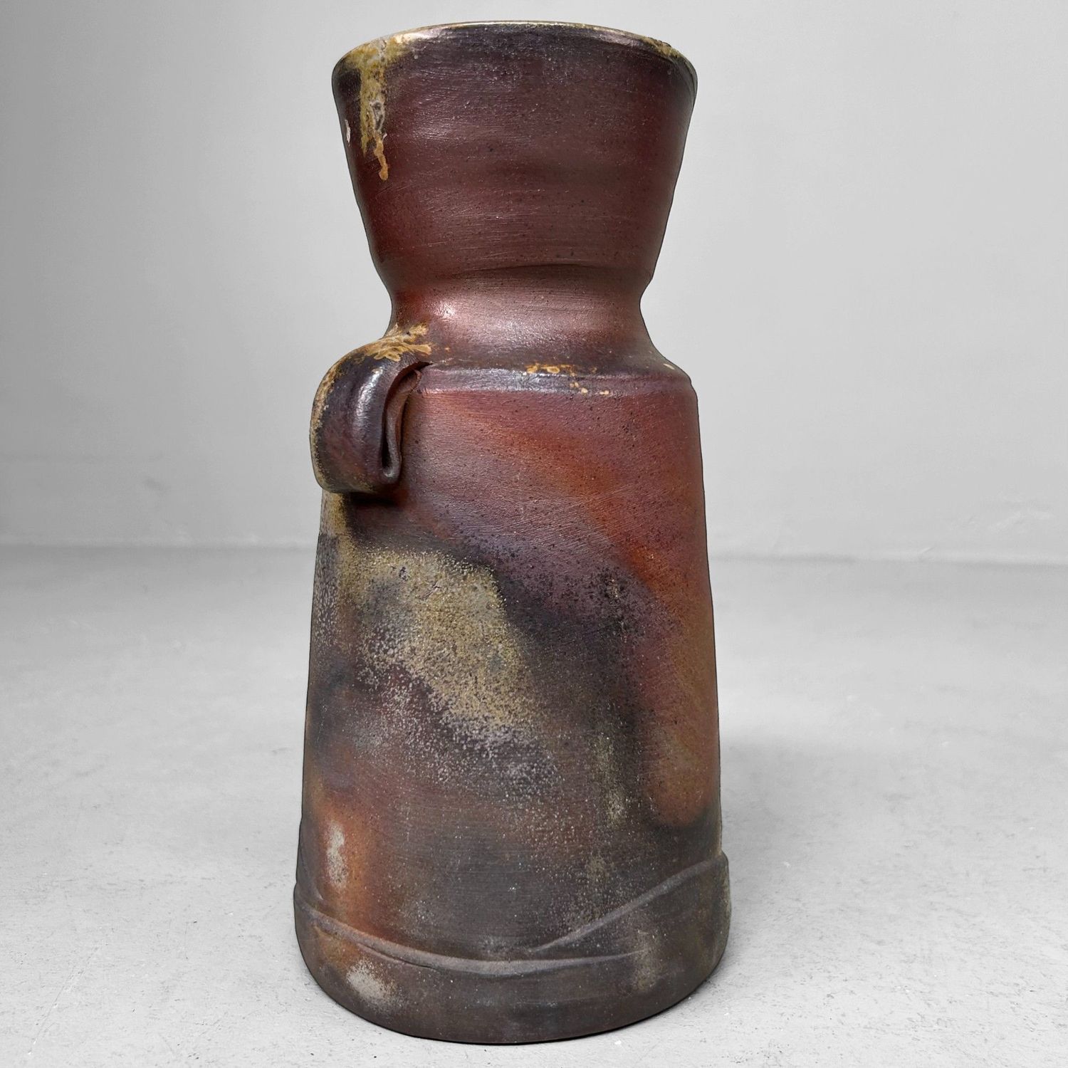 Japanese Bizen Ware Ikebana Vase – Shōen Kiln, c. 1970