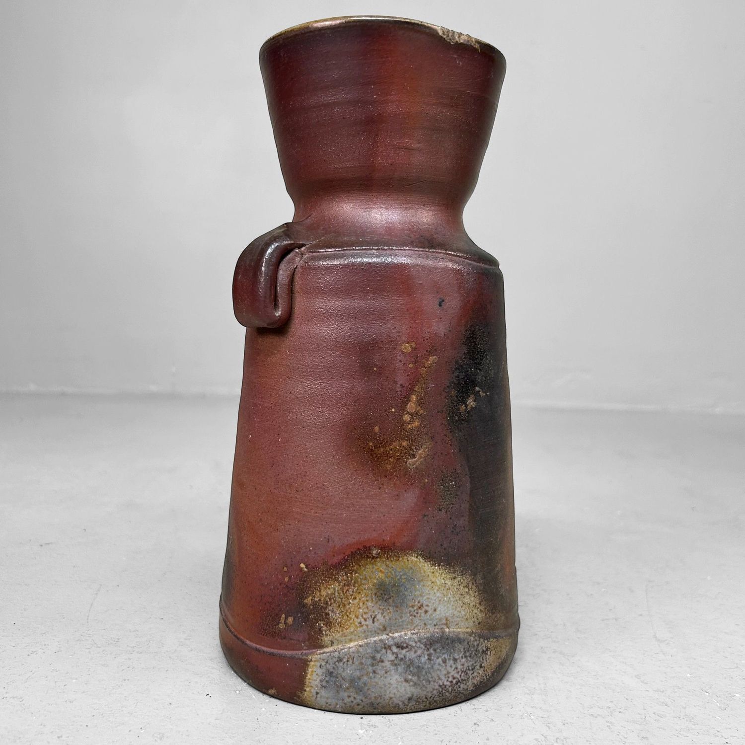 Japanese Bizen Ware Ikebana Vase – Shōen Kiln, c. 1970