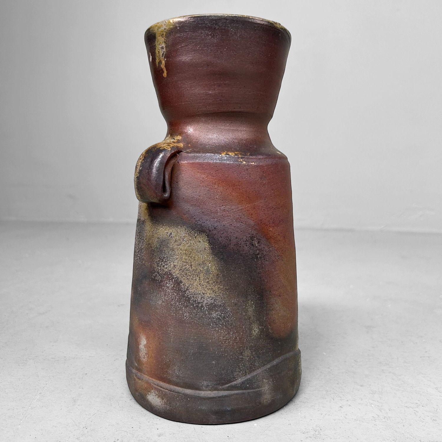 Japanese Bizen Ware Ikebana Vase – Shōen Kiln, c. 1970