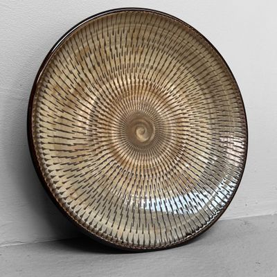 Onta Yaki Ceramic Plate – Japan, ca. 1950
