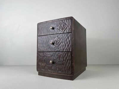 Haribako Tansu 針 箱 Japan Kamakura Bori