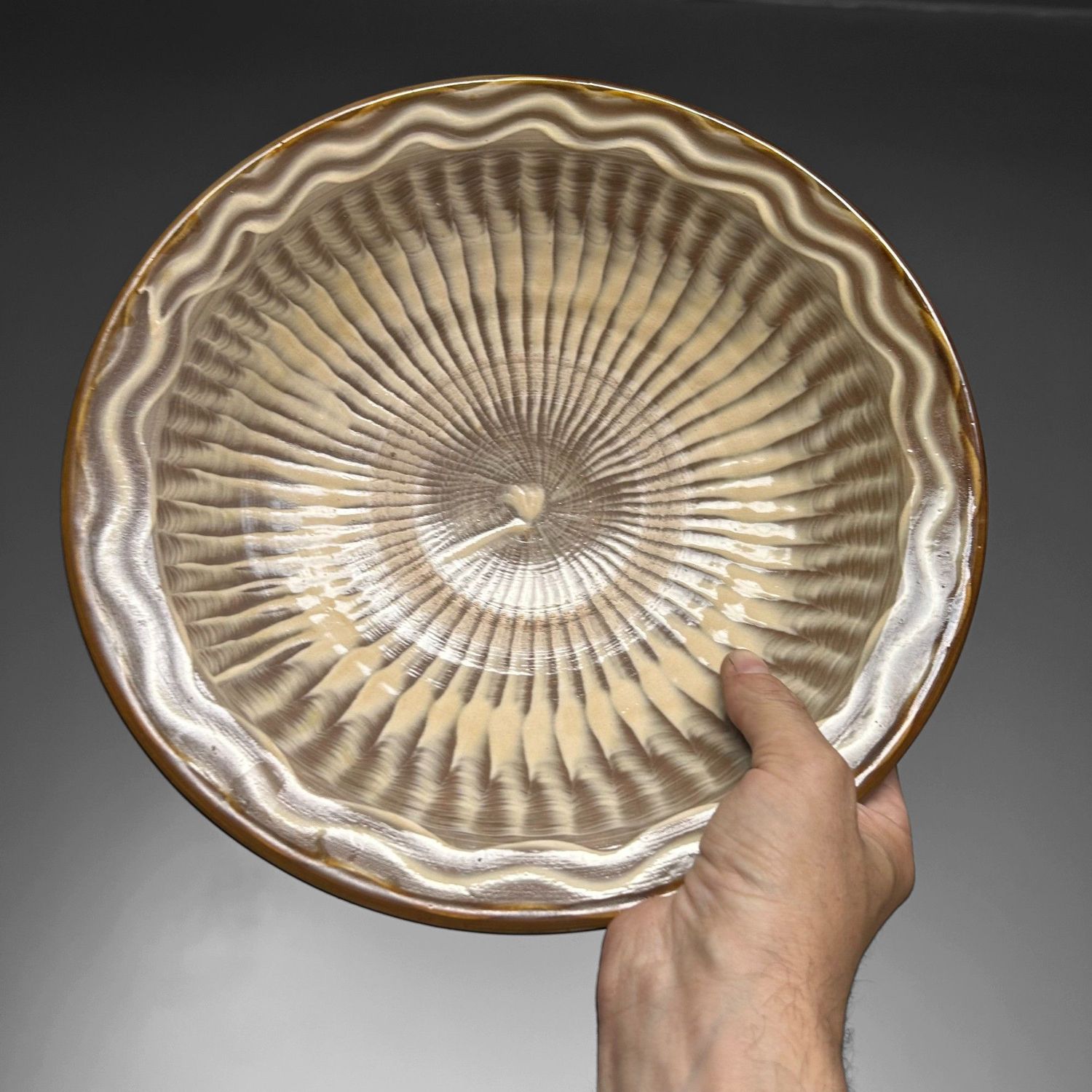 Onta Yaki Ceramic Plate – Japan, ca. 1950 Onta Yaki Ceramic Plate – Japan, ca. 1950