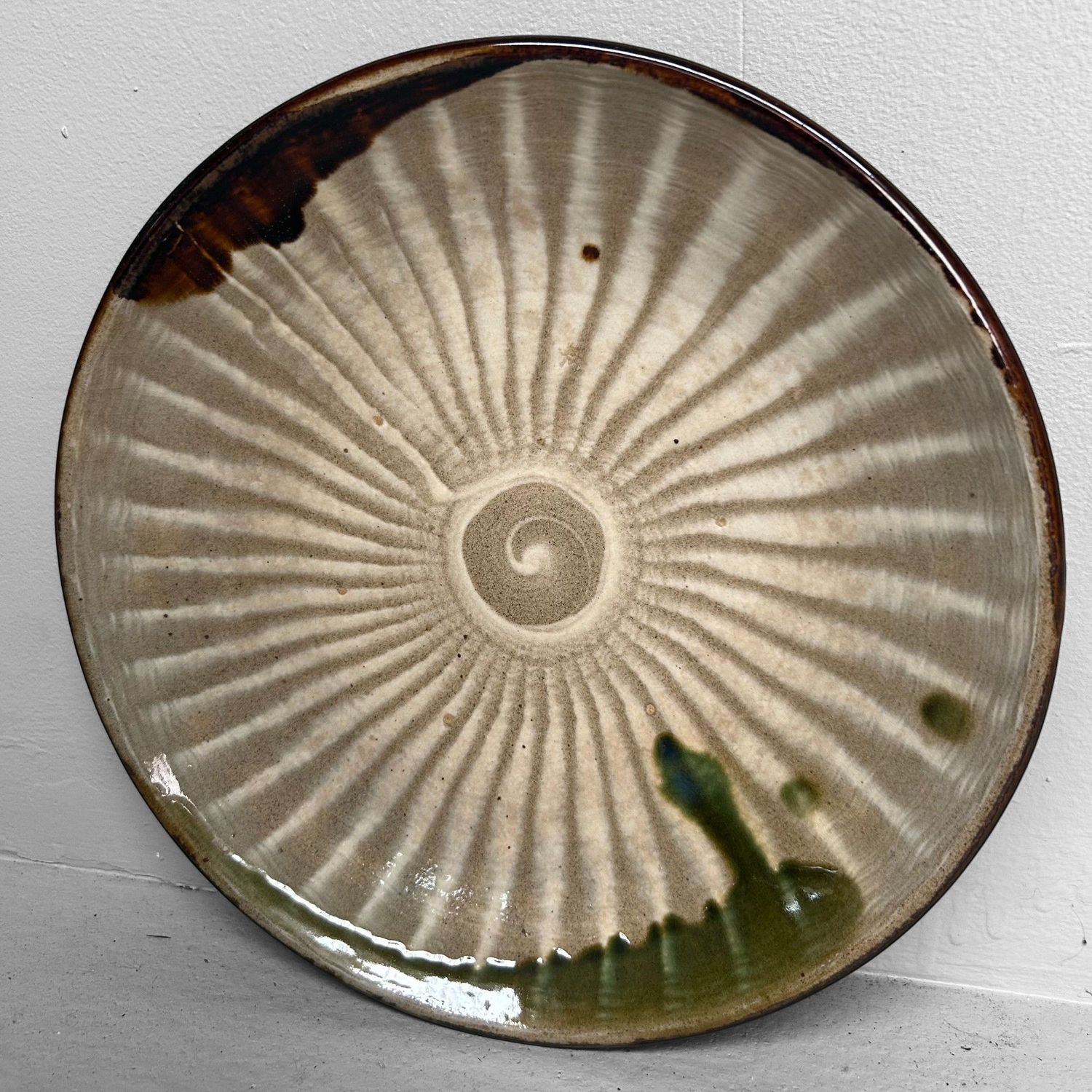 Japans Keramieken Bord – Onta Yaki, 1970