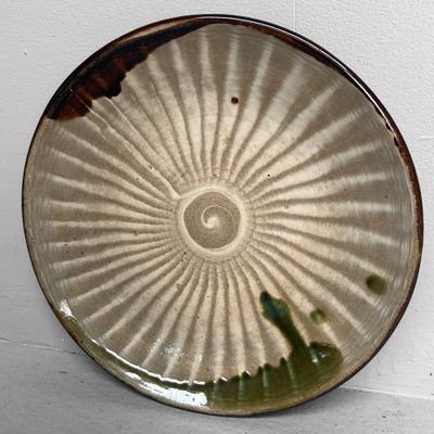 Japans Keramieken Bord – Onta Yaki, 1970