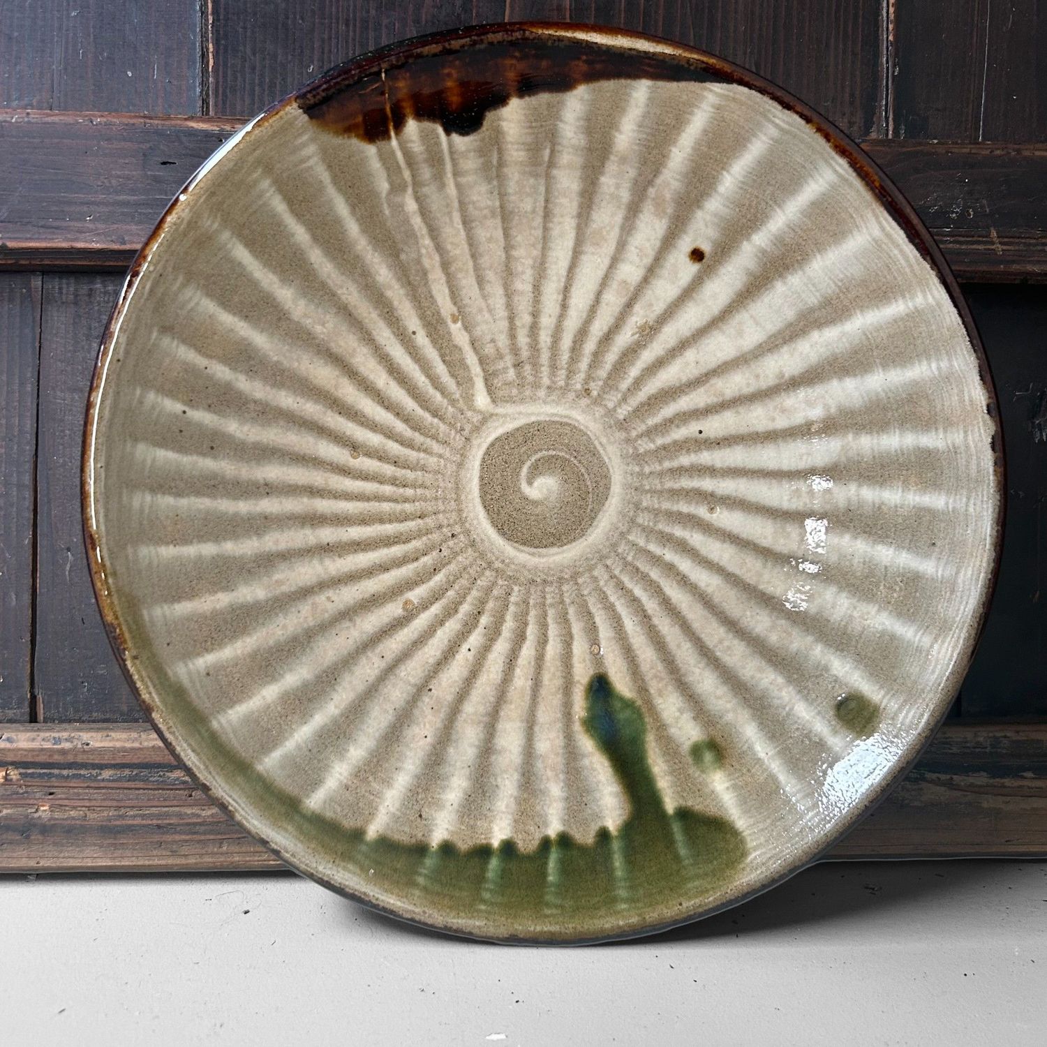 Japans Keramieken Bord – Onta Yaki, 1970