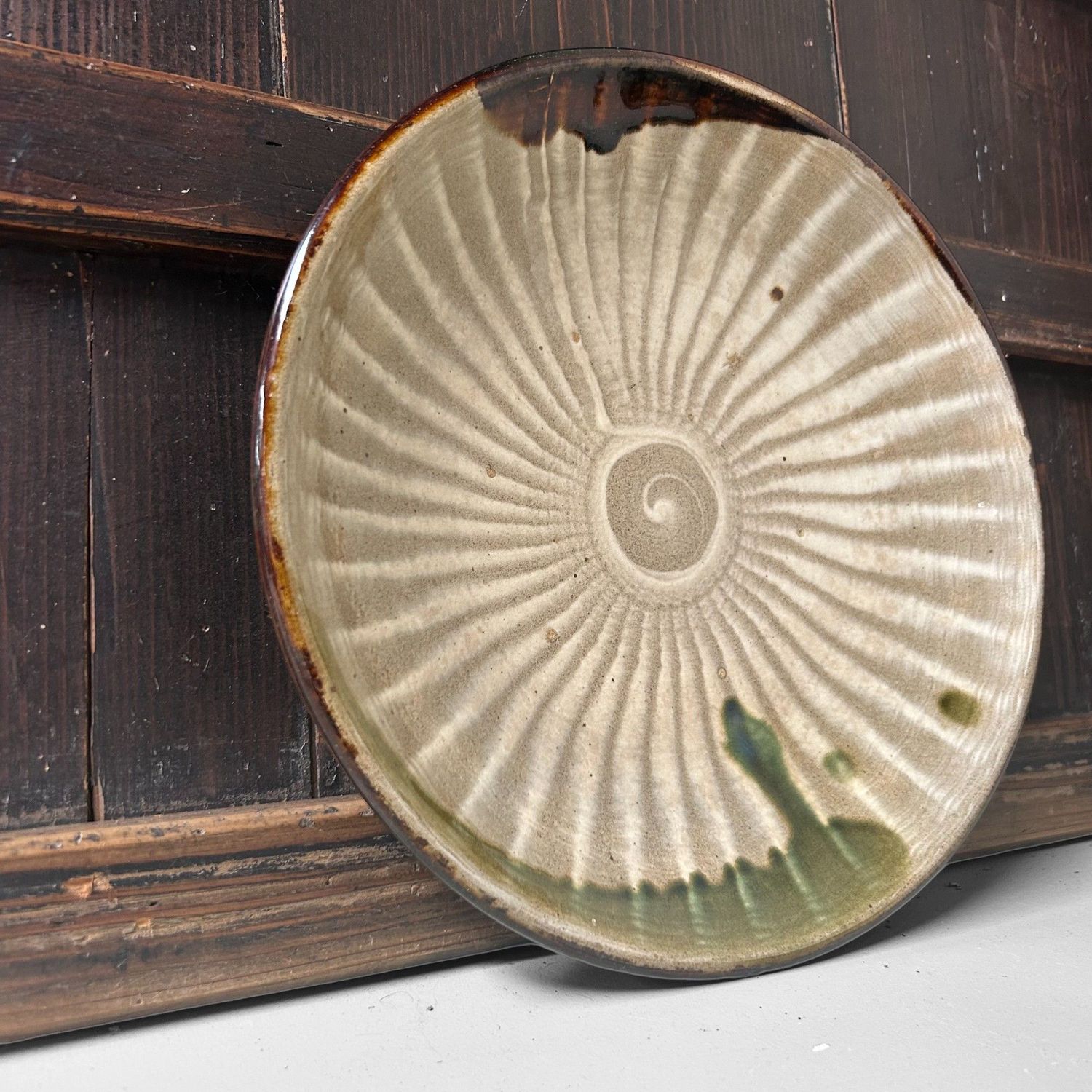 Japans Keramieken Bord – Onta Yaki, 1970