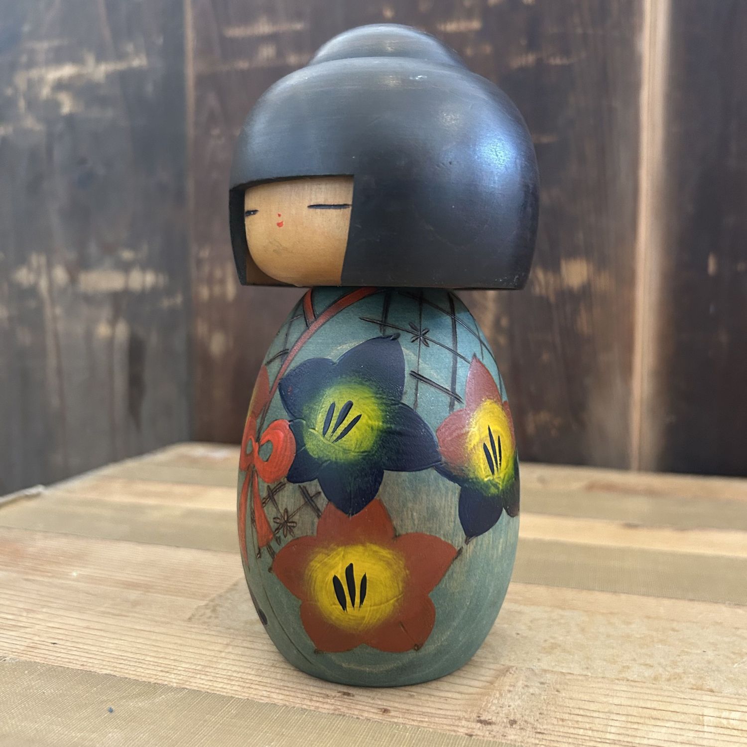 Vintage Gumma Kokeshi by Yuji Kawase, 1970s