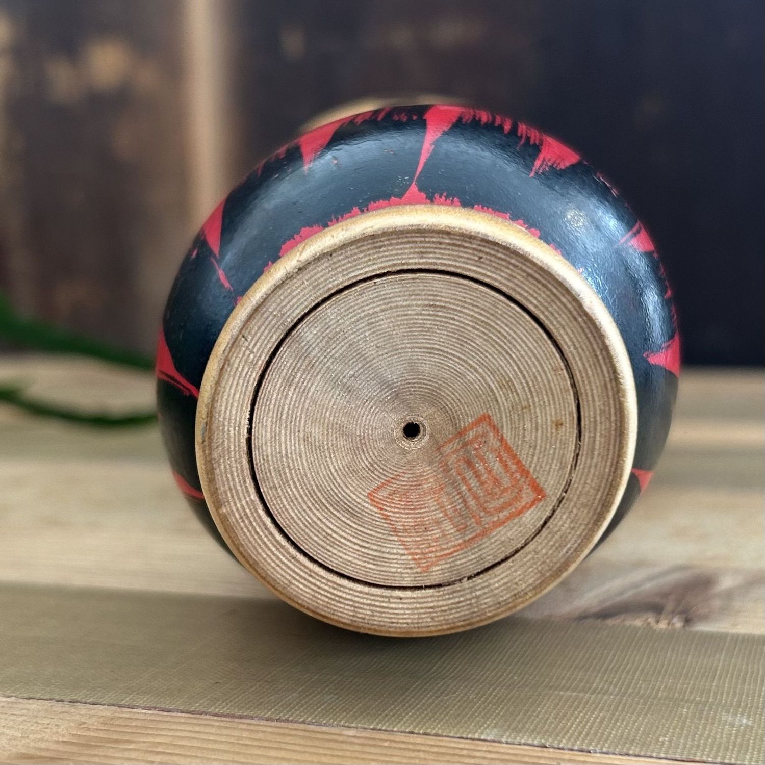 Rare Vintage Sosaku Kokeshi "Yukake" by Hideo Ishihara, 1960s