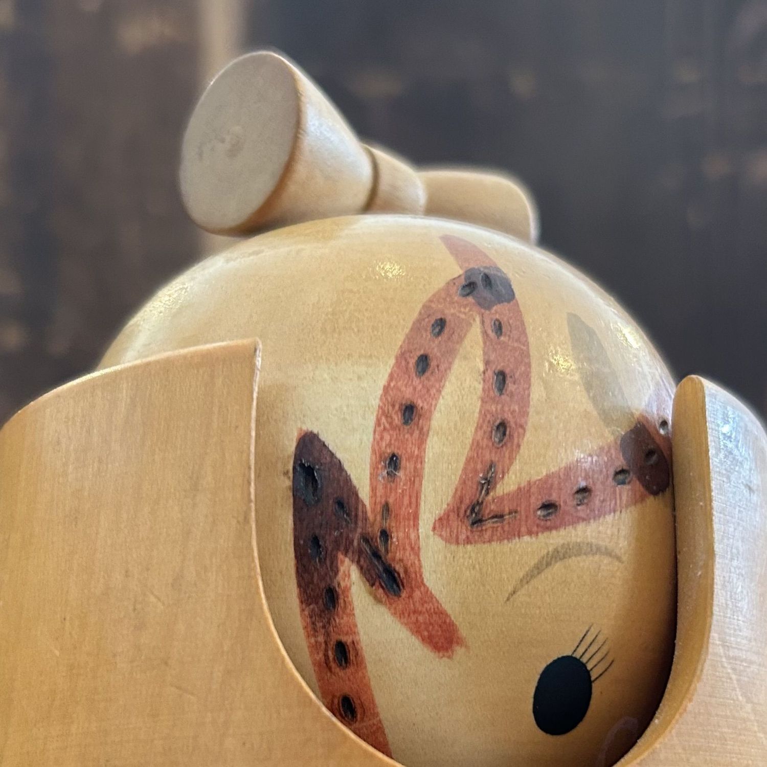 Rare Vintage Kokeshi by Harumasa Tanaka, 1960s