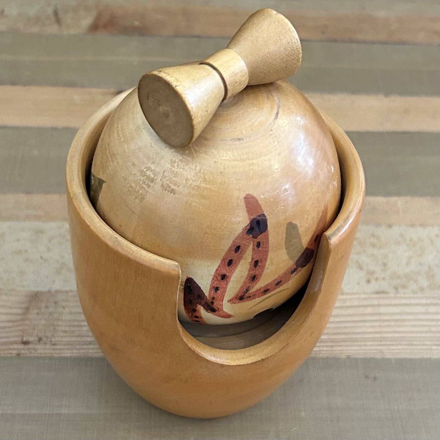 Rare Vintage Kokeshi by Harumasa Tanaka, 1960s