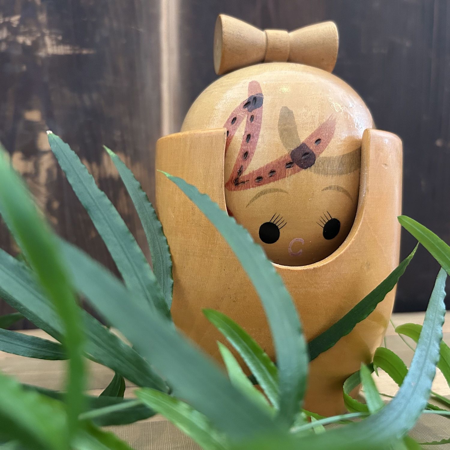 Rare Vintage Kokeshi by Harumasa Tanaka, 1960s