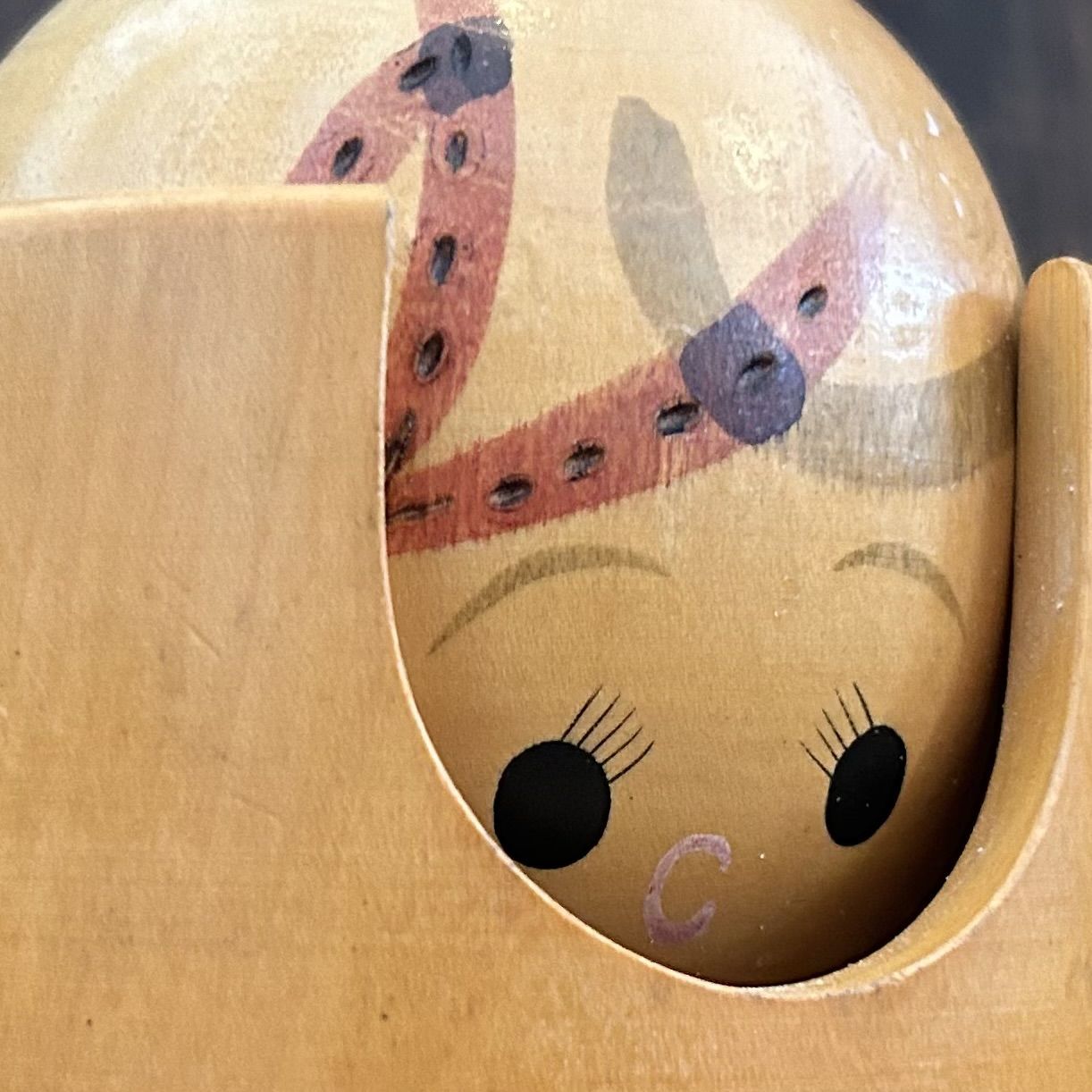 Rare Vintage Kokeshi by Harumasa Tanaka, 1960s