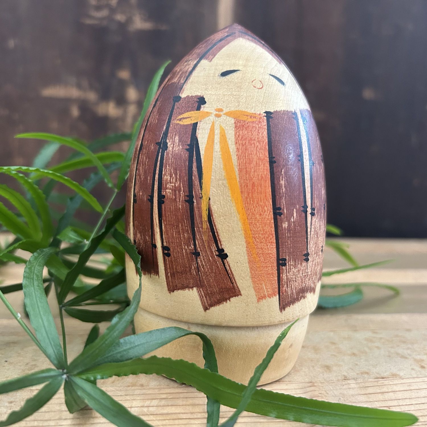 Vintage Kokeshi 'Mino' van Shūho, jaren ’70