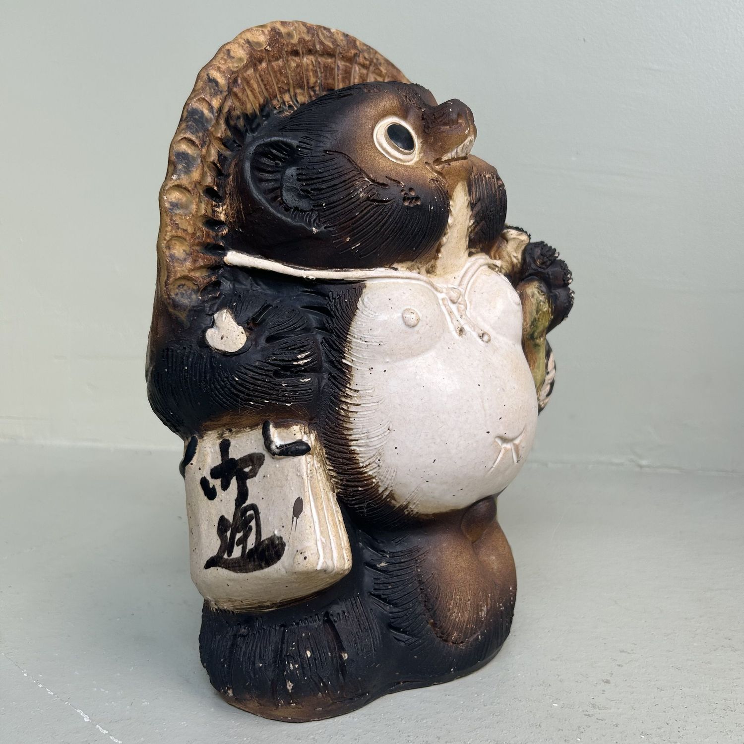 ​Keramisch Tanuki Beeld – Shigaraki, jaren 1970
