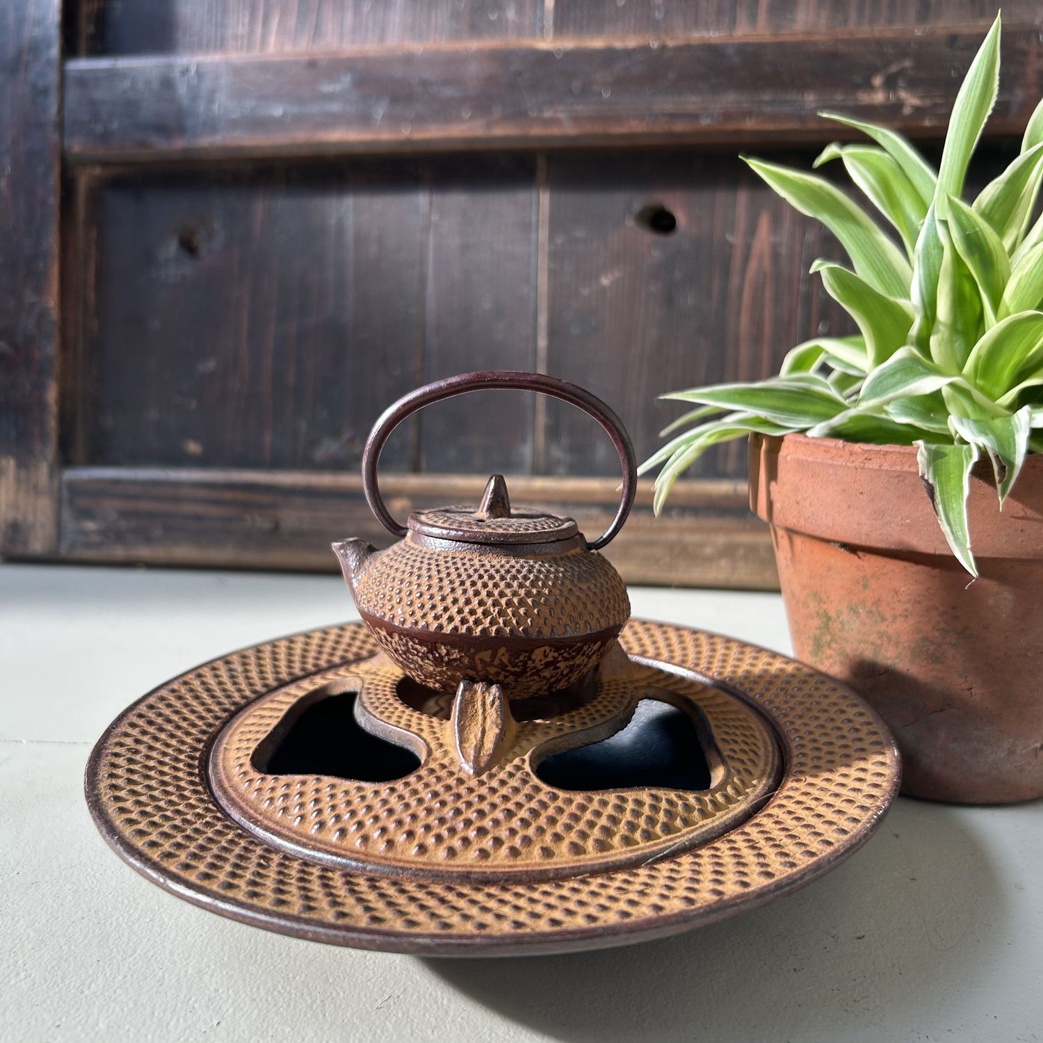 Miniature Cast Iron Teaset – Japan, ca. 1950s