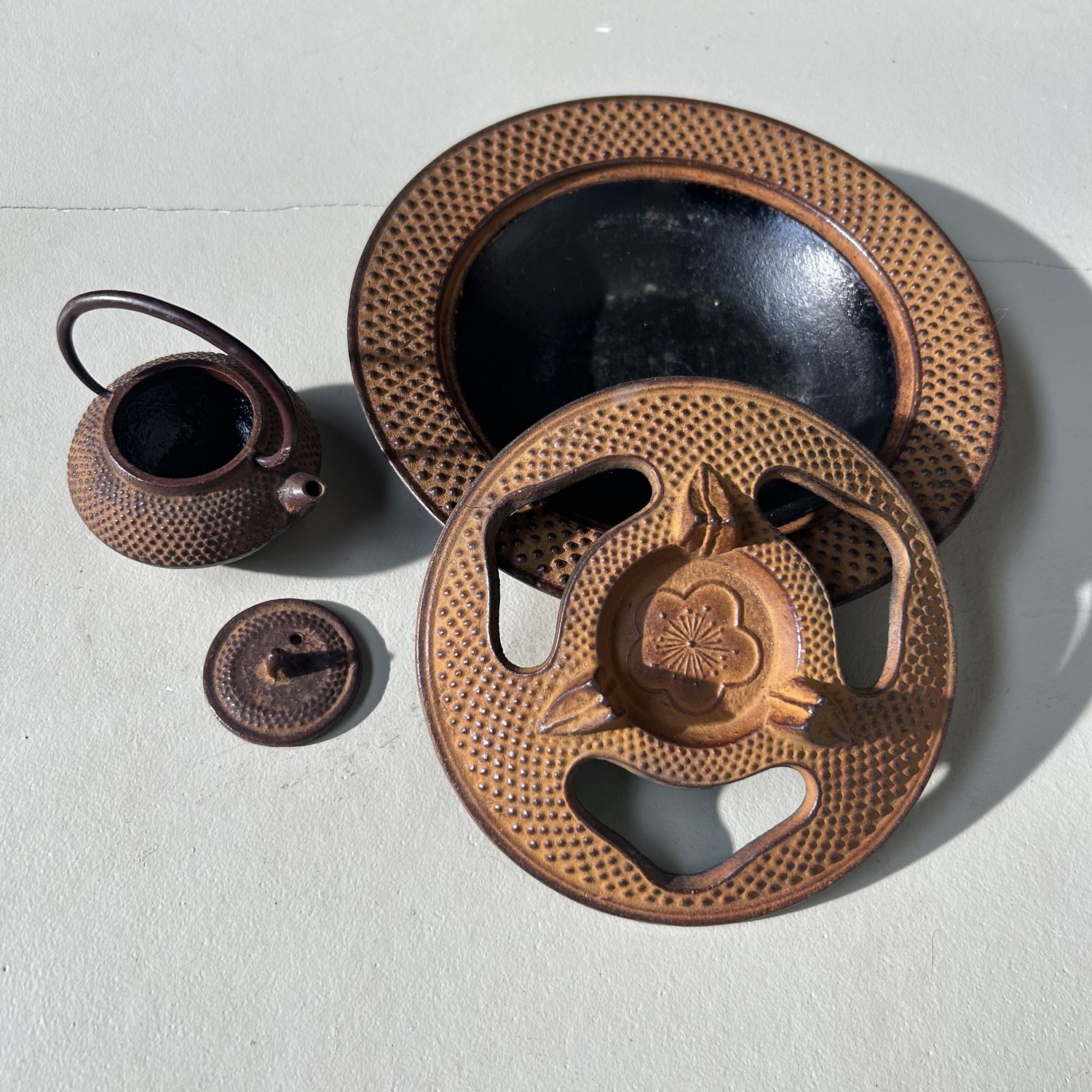 Miniature Cast Iron Teaset – Japan, ca. 1950s