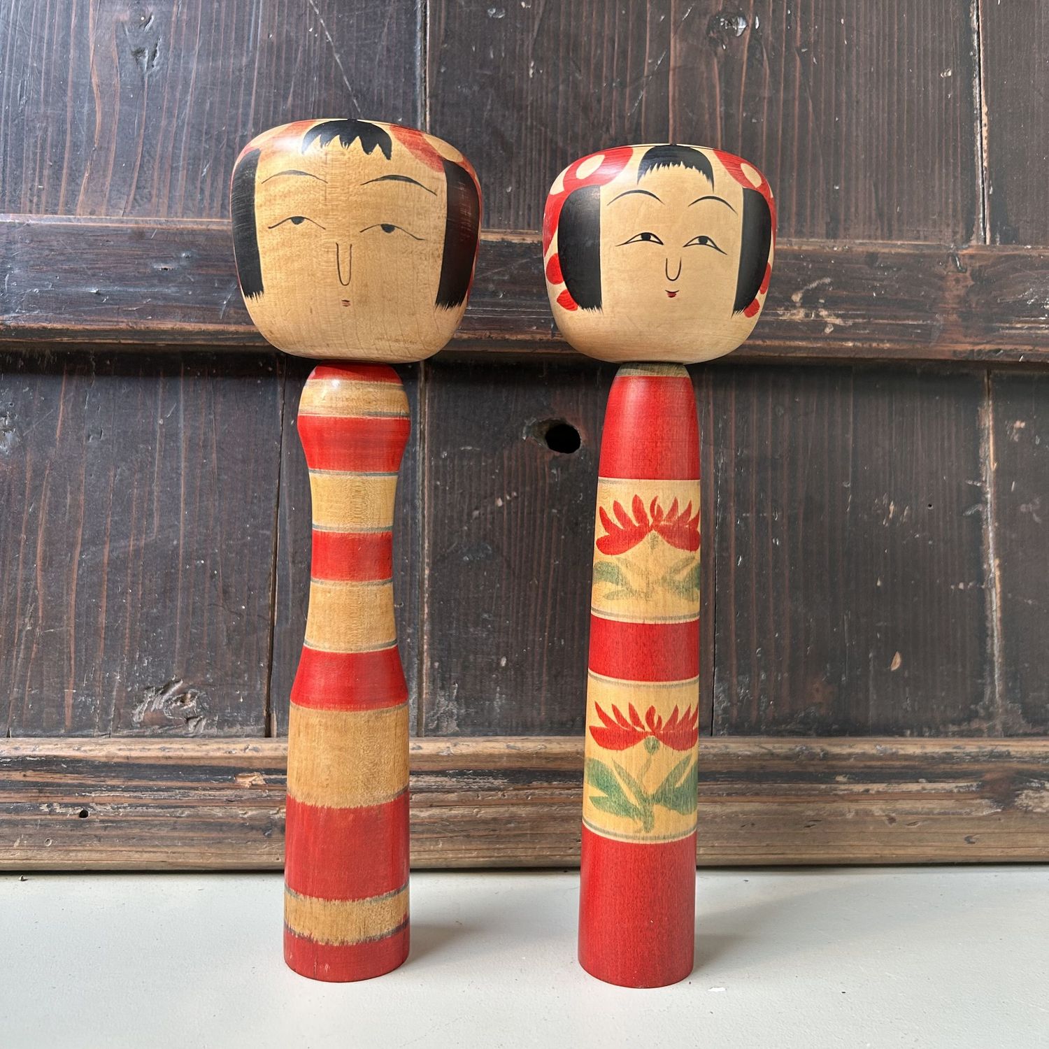 Set of Traditional Dento Kokeshi – Yajirō-kei, Japan, 1960–70