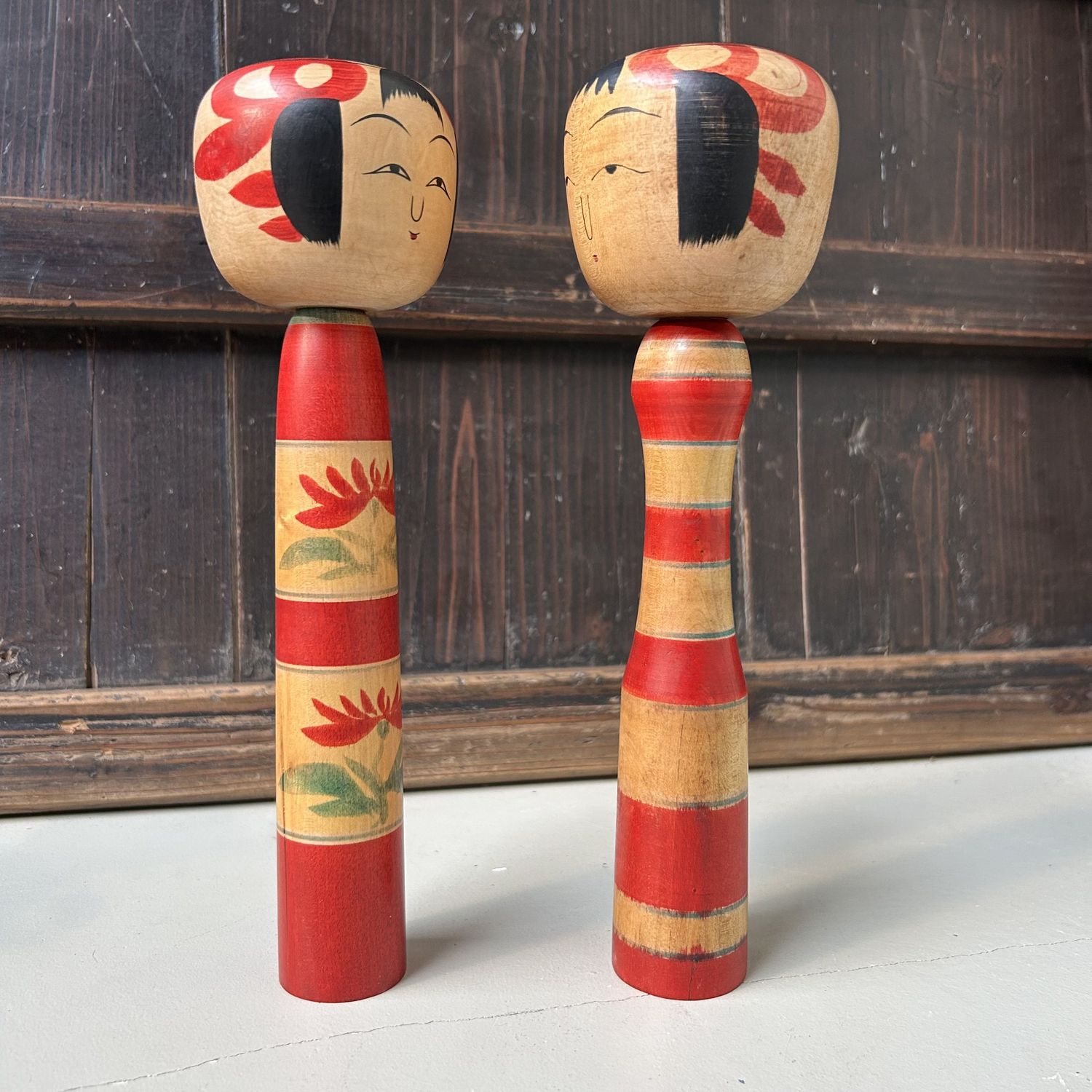 Set of Traditional Dento Kokeshi – Yajirō-kei, Japan, 1960–70