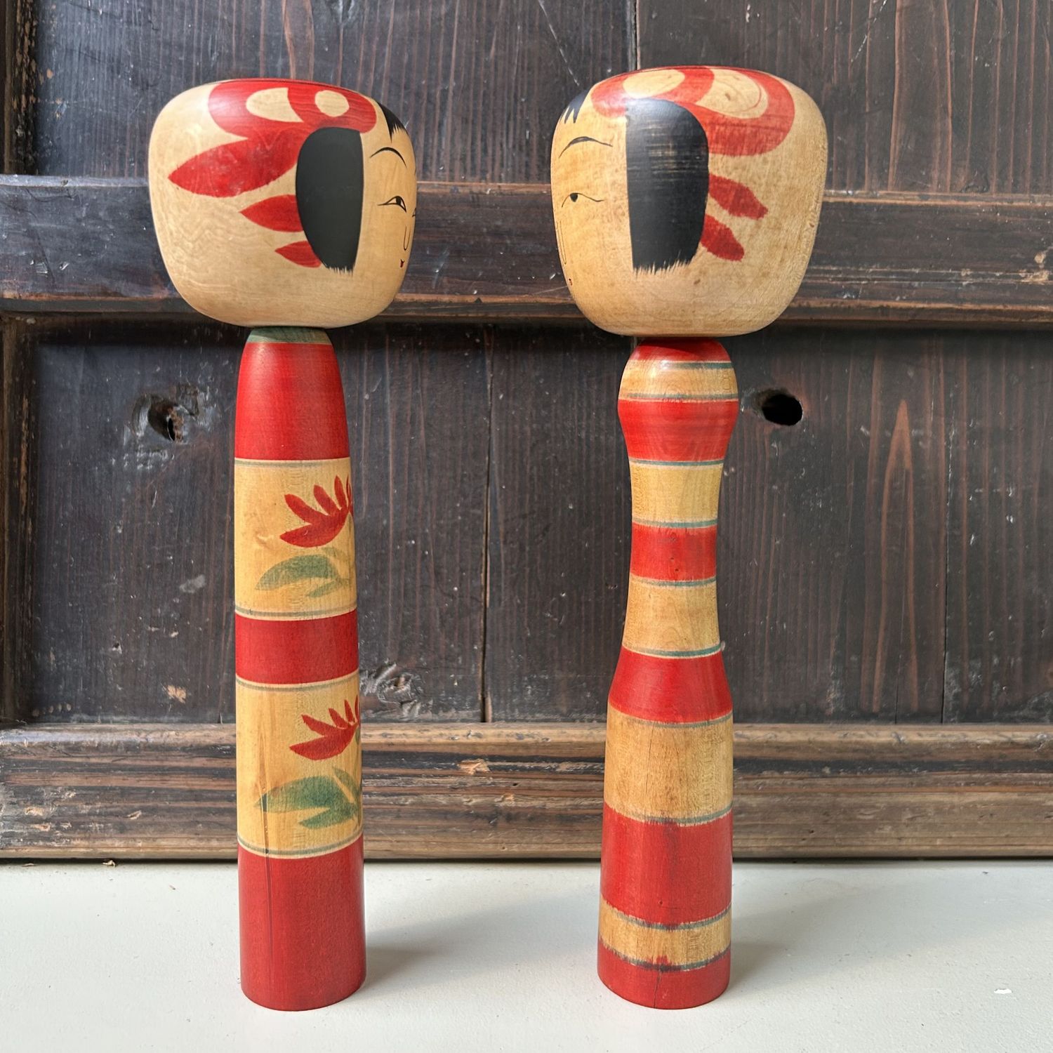 Set of Traditional Dento Kokeshi – Yajirō-kei, Japan, 1960–70