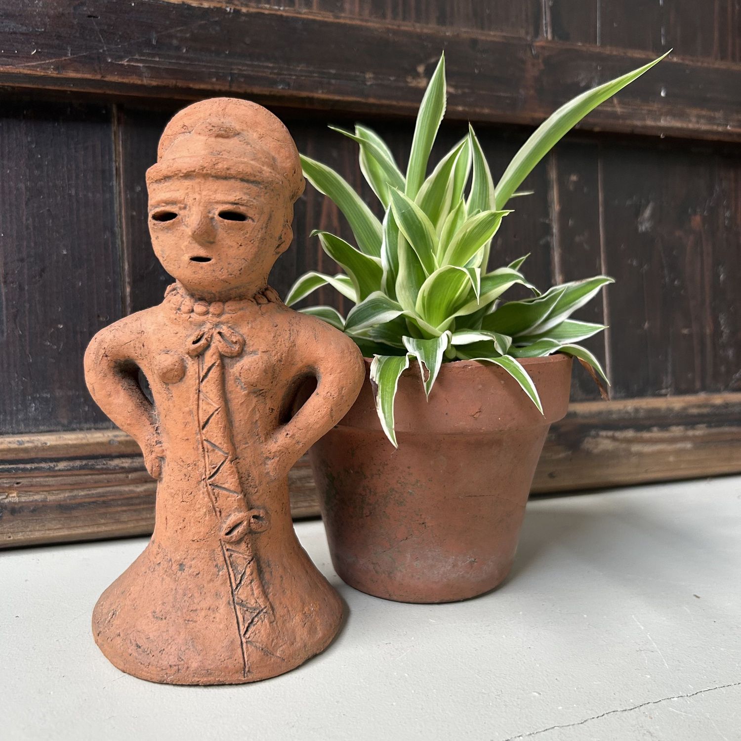 Terracotta Haniwa Figure — Japan, 1940–1950