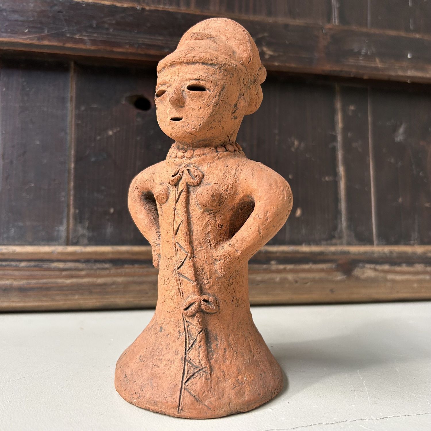 Terracotta Haniwa Figure — Japan, 1940–1950