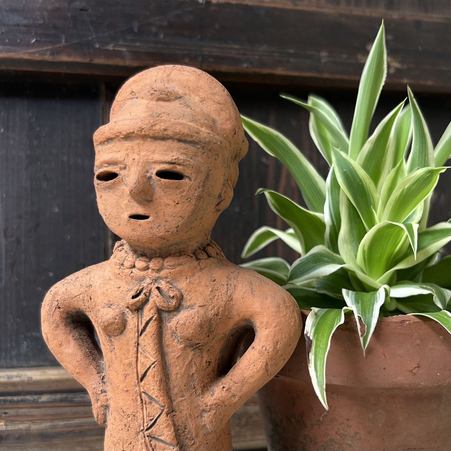 Terracotta Haniwa Figure — Japan, 1940–1950