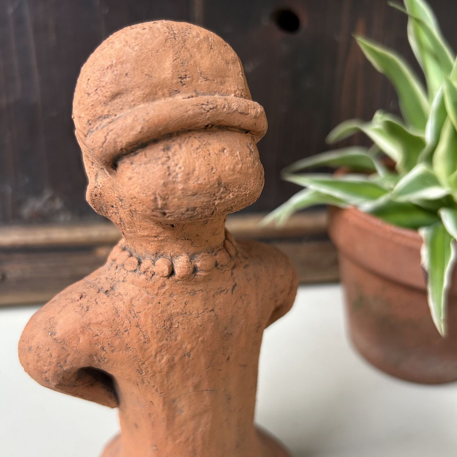 Terracotta Haniwa Figure — Japan, 1940–1950