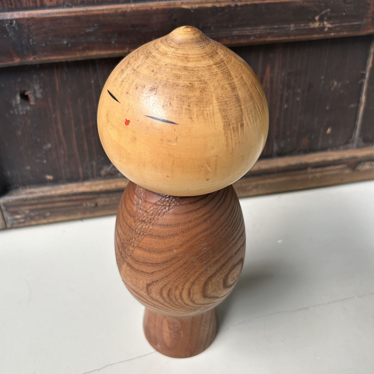 Zeldzame Kokeshi ‘Mushin’ door Watanabe Masao – Japan, jaren 60 Zeldzame Kokeshi ‘Mushin’ door Watanabe Masao – Japan, jaren 60
