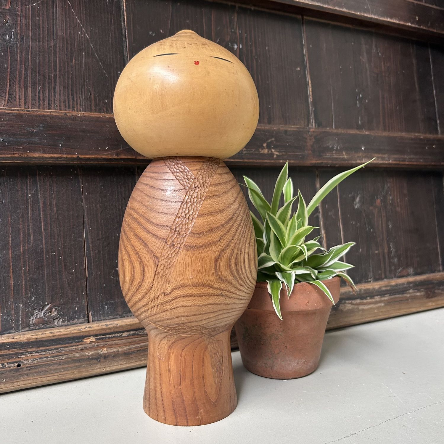 Zeldzame Kokeshi ‘Mushin’ door Watanabe Masao – Japan, jaren 60 Zeldzame Kokeshi ‘Mushin’ door Watanabe Masao – Japan, jaren 60