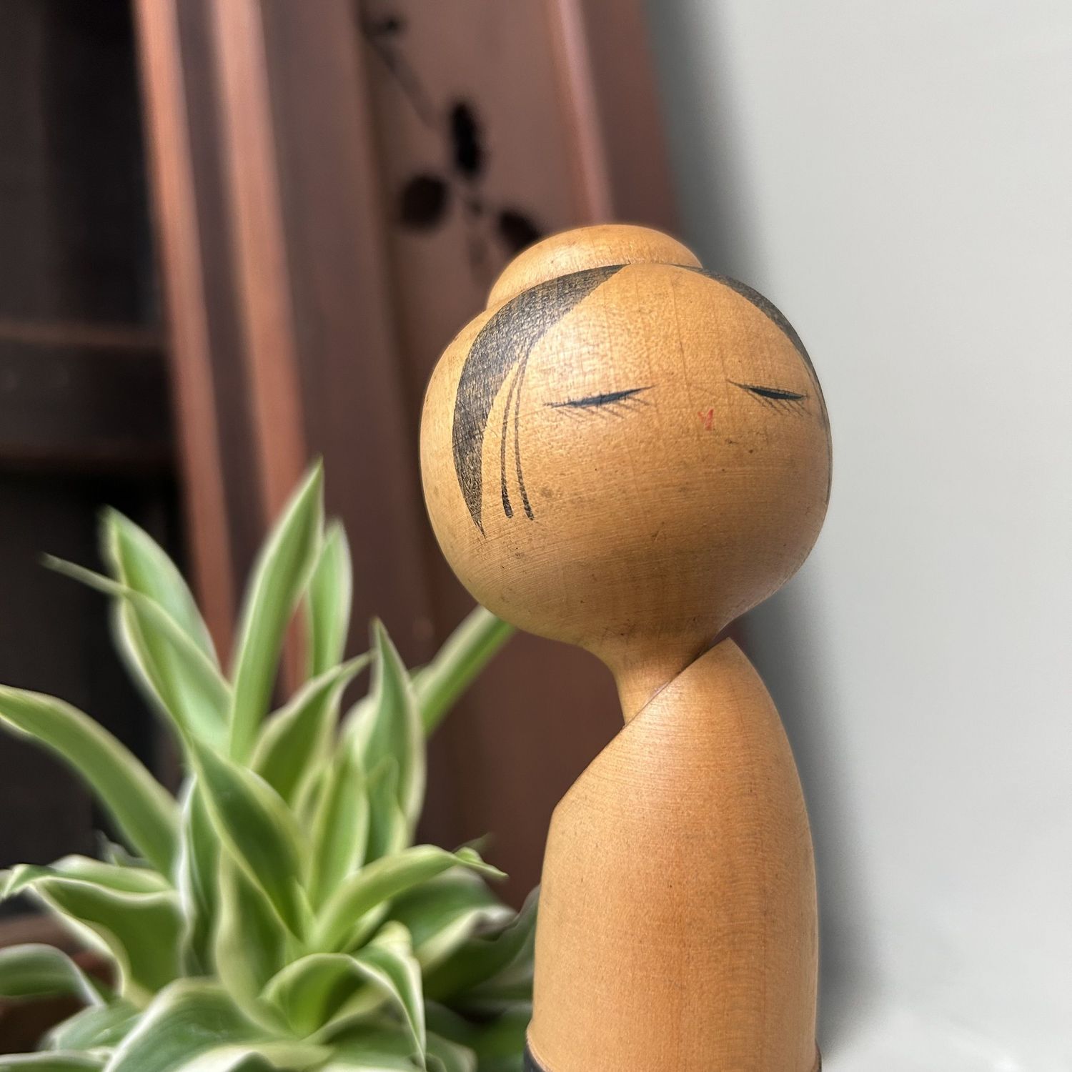 Vintage Sōsaku Kokeshi door Suigai Sato – Japan, 1960s