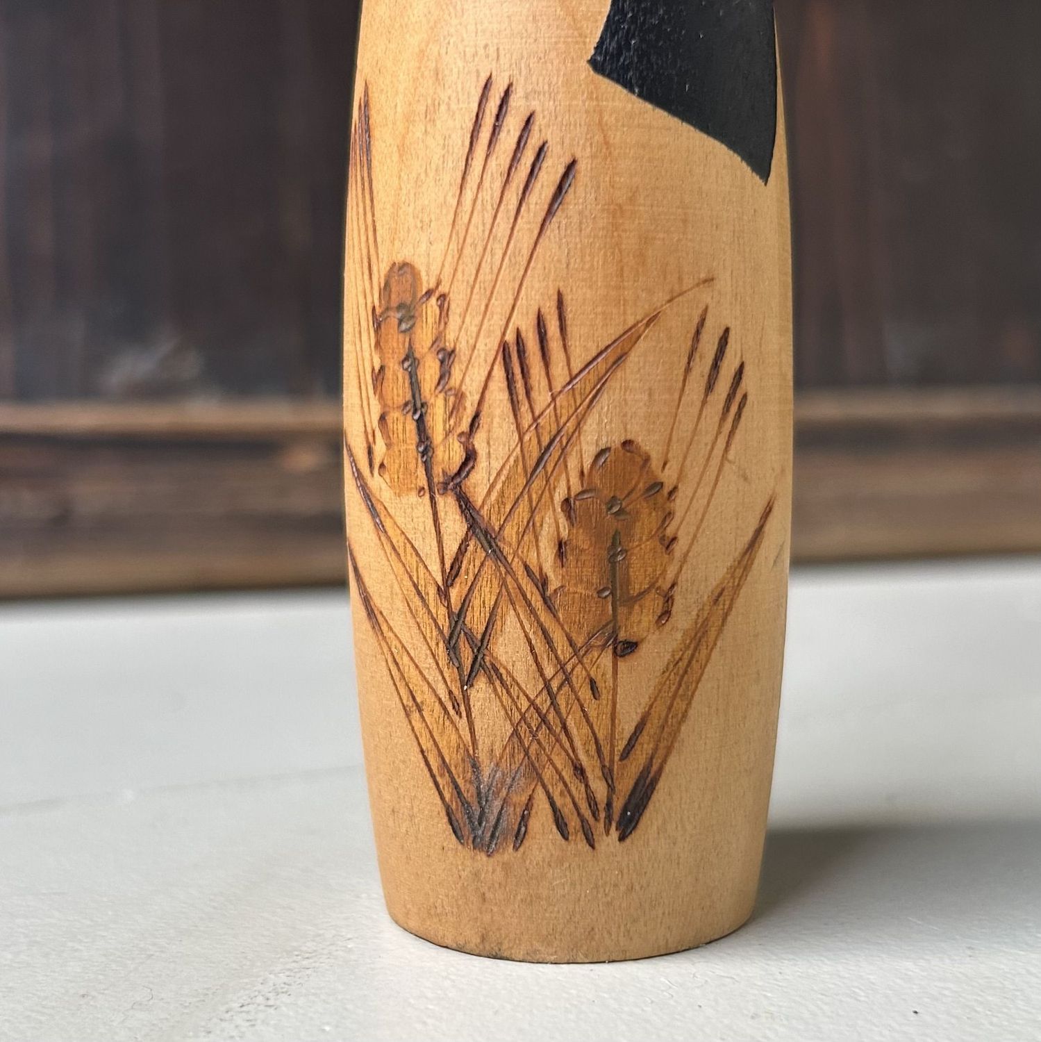 Vintage Sōsaku Kokeshi by Suigai Sato – Japan, 1960s Vintage Sōsaku Kokeshi by Suigai Sato – Japan, 1960s