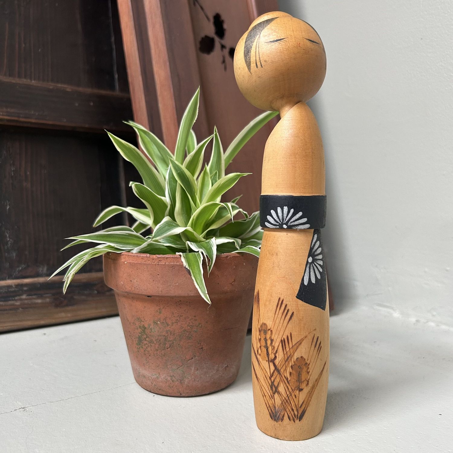 Vintage Sōsaku Kokeshi by Suigai Sato – Japan, 1960s