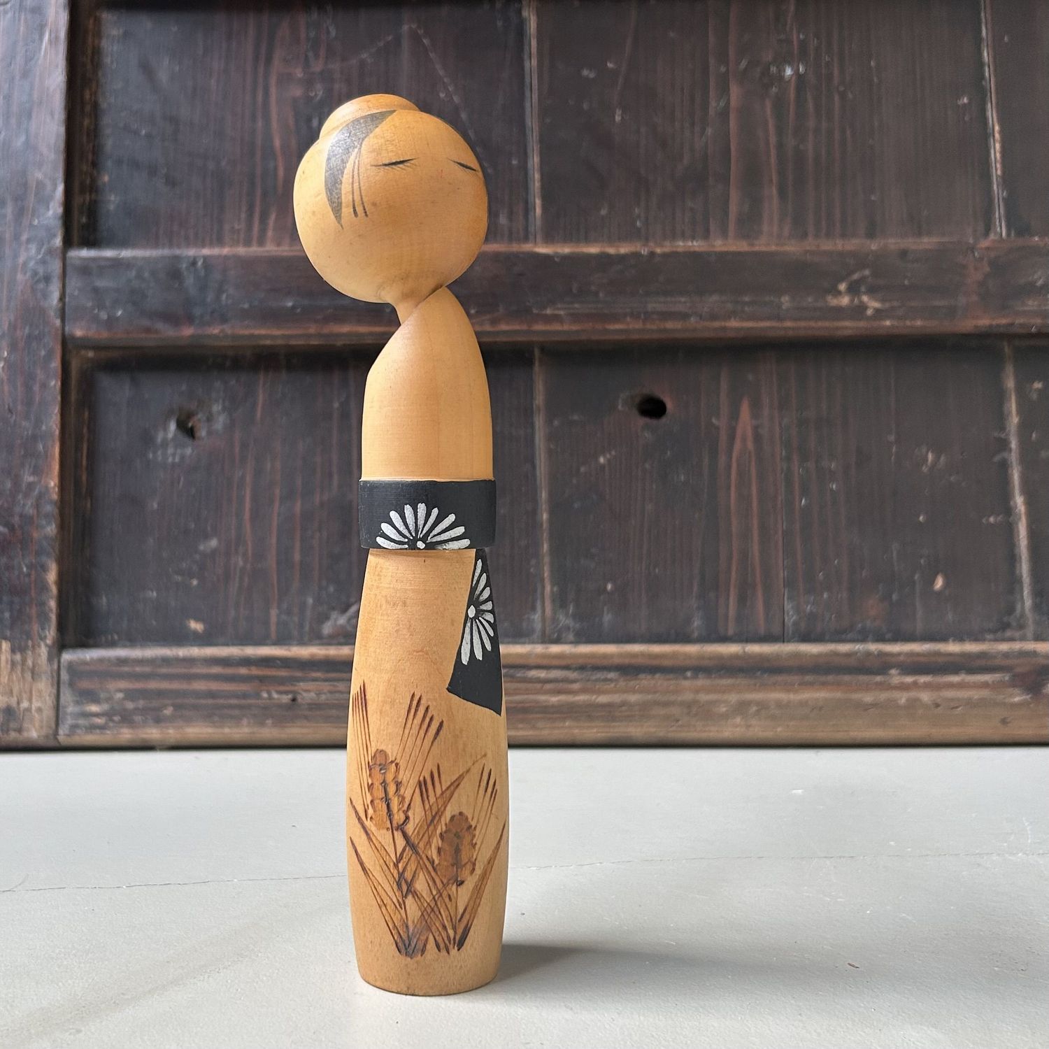 Vintage Sōsaku Kokeshi by Suigai Sato – Japan, 1960s Vintage Sōsaku Kokeshi by Suigai Sato – Japan, 1960s