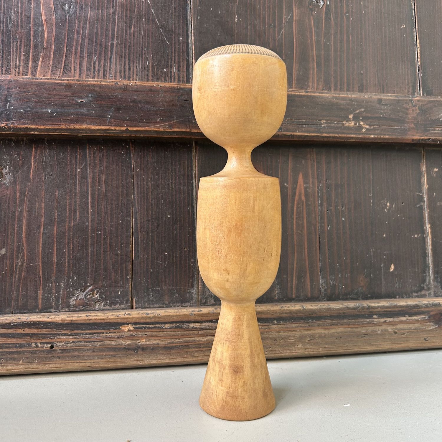 Vintage Kokeshi Vintage Kokeshi "Hōshu" door Yūsa Fukuju, Japan, jaren 60