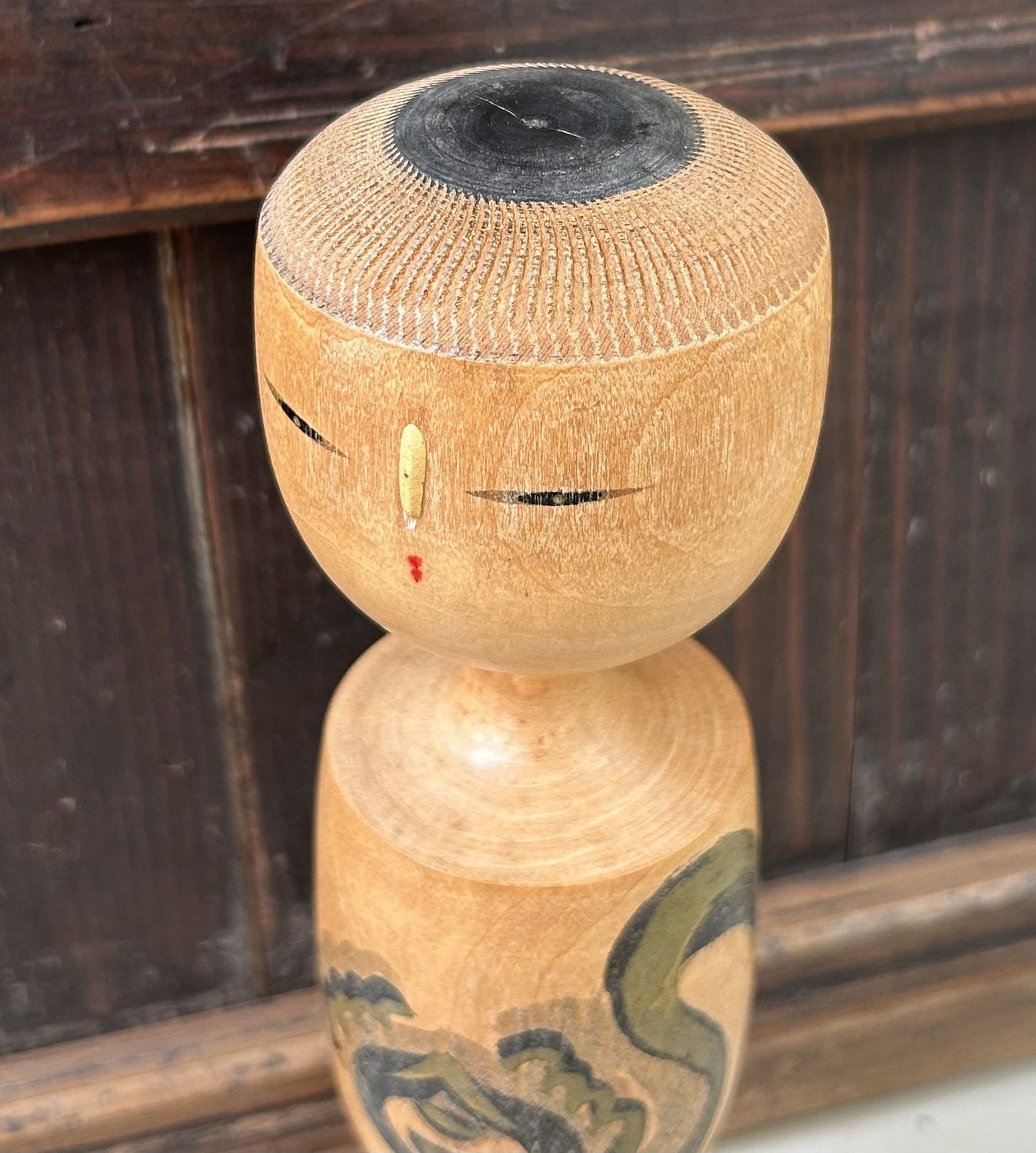Vintage Kokeshi Vintage Kokeshi "Hōshu" door Yūsa Fukuju, Japan, jaren 60