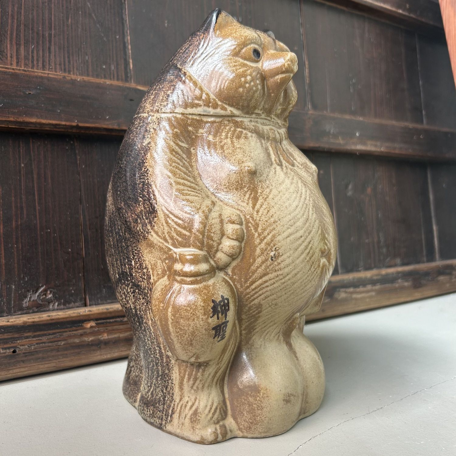 Vintage Tanuki Tokkuri, Sakefles – Japan, ca. 1980s