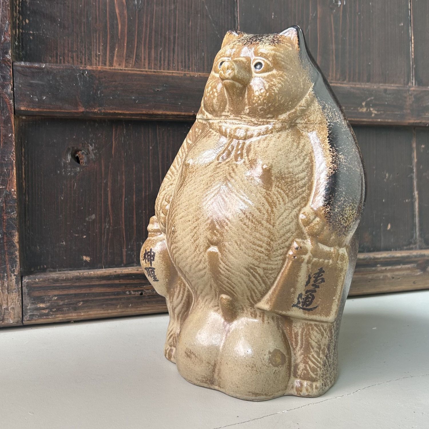 Vintage Tanuki Tokkuri, Sakefles – Japan, ca. 1980s
