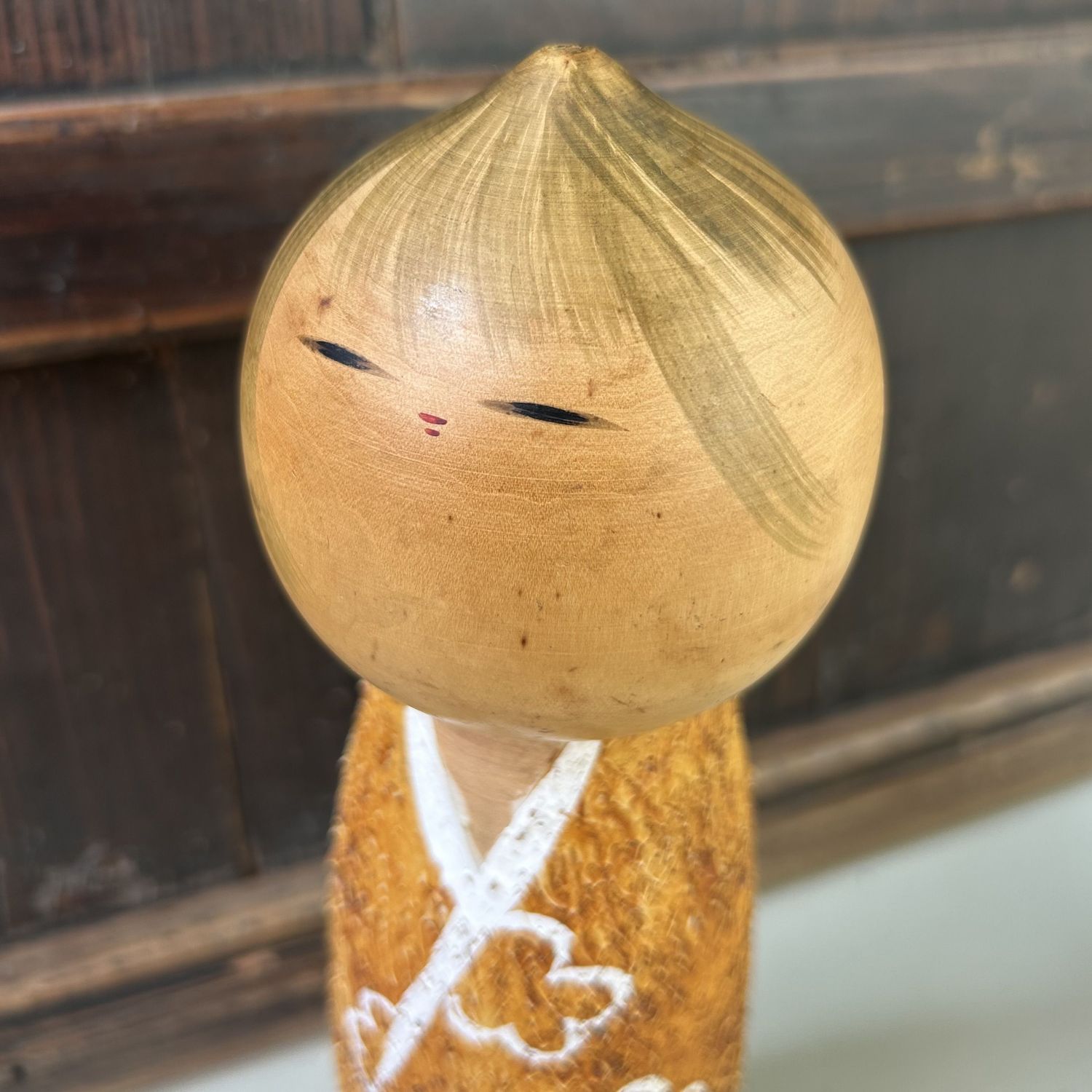 Zeldzame Kokeshi ‘Mushin’ door Watanabe Masao, Japan, jaren 60 Zeldzame Kokeshi ‘Mushin’ door Watanabe Masao, Japan, jaren 60