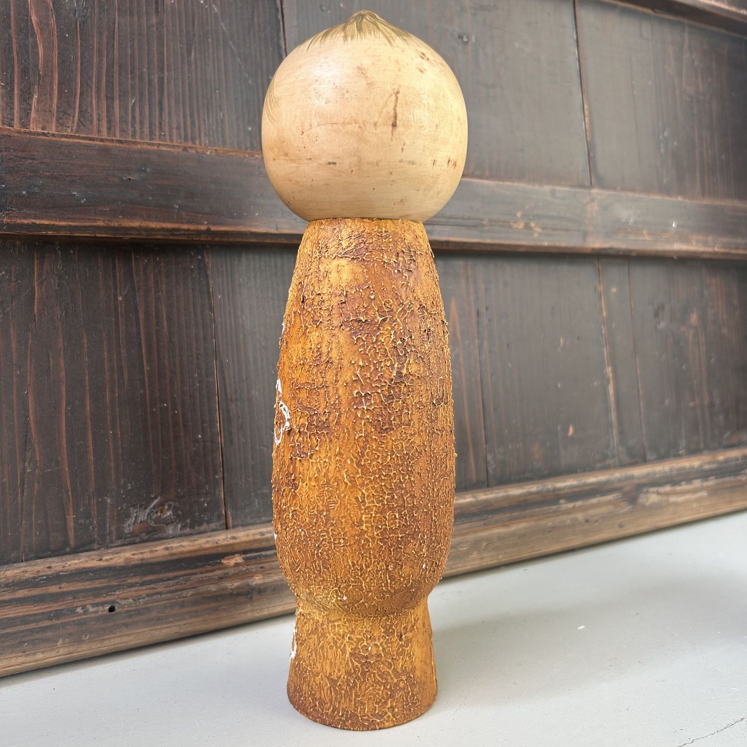 Zeldzame Kokeshi ‘Mushin’ door Watanabe Masao, Japan, jaren 60 Zeldzame Kokeshi ‘Mushin’ door Watanabe Masao, Japan, jaren 60