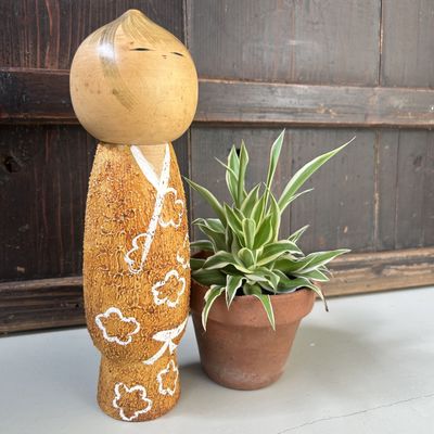 Rare Kokeshi ‘Mushin’ by Watanabe Masao – Japan, 1960s