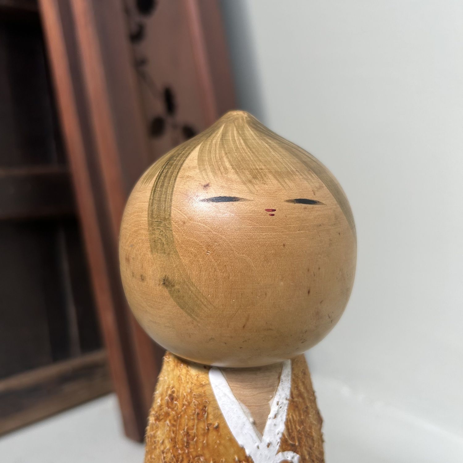 Zeldzame Kokeshi ‘Mushin’ door Watanabe Masao, Japan, jaren 60 Zeldzame Kokeshi ‘Mushin’ door Watanabe Masao, Japan, jaren 60
