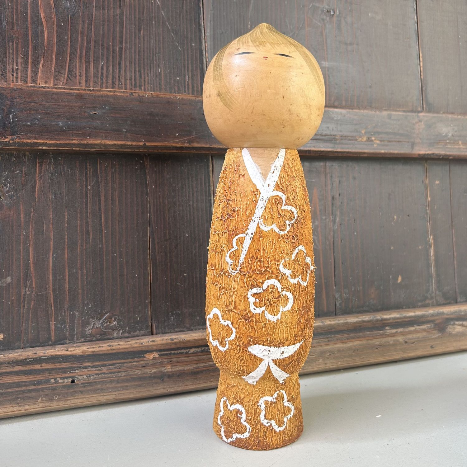 Zeldzame Kokeshi ‘Mushin’ door Watanabe Masao, Japan, jaren 60 Zeldzame Kokeshi ‘Mushin’ door Watanabe Masao, Japan, jaren 60